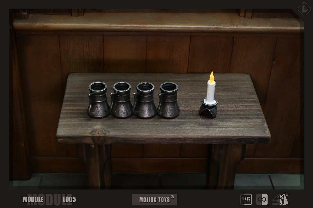 [สั่งจอง] mOjingToys - Module series - L005 1/6 : [ Middle-earth Tavern (Prancing Pony Inn) DIORAMA BASE]