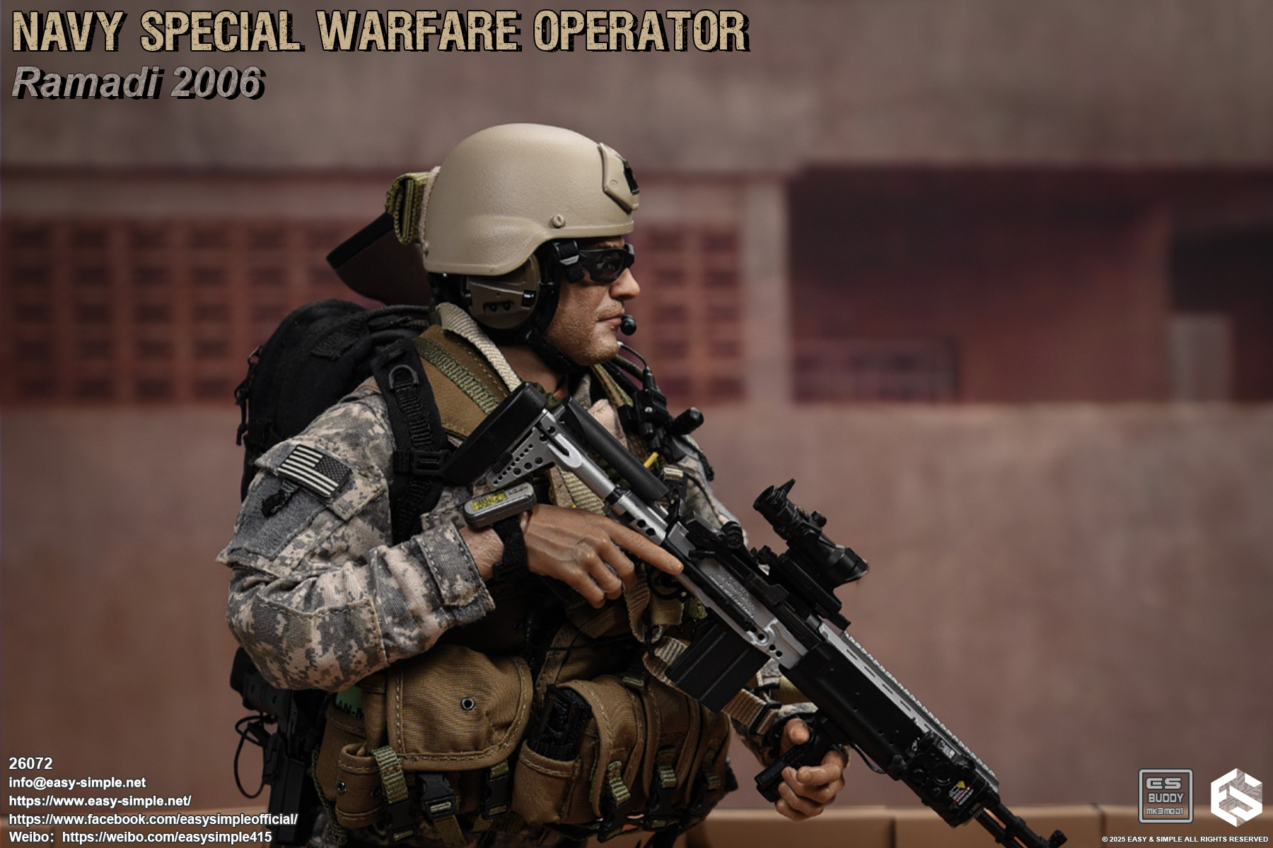 [สั่งจอง]Easy&Simple 26072 1/6 : NAVY SPECIAL WARFARE OPERATOR Ramadi 2006