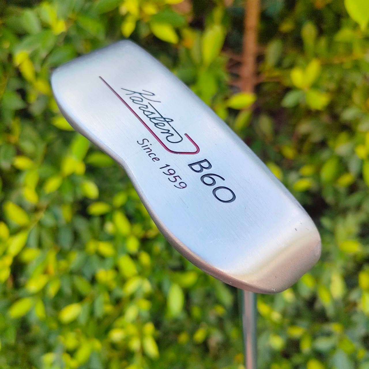 PUTTER PING KARSTEN B60 SINCE 1959 จุดส้ม ความยาว 34 นิ้ว กริฟ SUPER STROKE รุ่น B60 เป็นพัตเตอร์ที่โด่งดังขีดสุด ไม้กอล์ฟมือสอง ของแท้ BY NakaraLuxurious