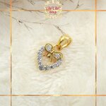 จี้หัวใจโบว์ผึ้ง^^