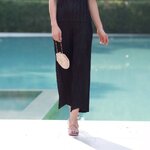 ยาว 36นิ้ว!! 2MUAY รุ่น GJO2088-1 กางเกงอัดพลีทงานคุณภาพ CROPPED WIDE LEG PLEATED PANTS 13สี FREE SIZE