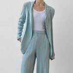 2MUAY รุ่น GJO7221 เสื้อคลุมผู้หญิง เสื้อคลุมพลีทคุณภาพ 7สี FREE SIZE COLLAR BUTTON FRONT PLEAT CARDIGAN