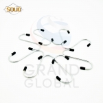 SOLID ตะขอแขวน ทรง โค้ง รูป ตัว S แขวน สิ่งของ ตะขอ เกี่ยว ห้อย อนกประสงค์ 8 ชิ้นต่อแพ็ค