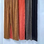 UNISEX ยาว 38 นิ้ว 2MUAY รุ่น GM0755 กางเกงอัดพลีท THICK STRAIGHT FIT PLEATED PANTS 4 สี FREE SIZE
