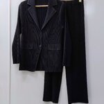 ยาว37.5 นิ้ว 2MUAY รุ่น GJO5131-9 / GJO5151-9 เซ็ตพลีท THICK MINIMAL LUXE PLEATED BLAZER SET 8 สี FREE SIZE