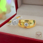 แหวนคู่แต่งงาน แบบขายดี (เพชรแท้)