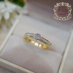 แหวนเพชรประกบ