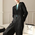 2MUAY รุ่น GJO7045 เสื้อคลุมผู้หญิง เสื้อคลุมพลีทคุณภาพ 10สี FREE SIZE COLLAR PLEAT CARDIGAN