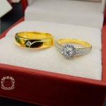 แหวนคู่แต่งงาน (เพชรสวิส cz เกรดพรีเมียม)