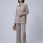 2MUAY รุ่น CX0437T / CX0438P THICK COLLAR BUTTON FRONT PLEATED SET 4สี FREE SIZE