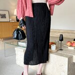 ยาว 32.5นิ้ว! 2MUAY รุ่น GJO1724 กระโปรงพลีทคุณภาพ PENCIL PLEATED SKIRT 11 สี FREE SIZE