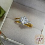 แหวนประกบ ดีไซน์ดอกไม้