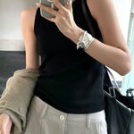 2MUAY SELECT | รุ่น GZ25117 SLEEVELESS SOFT BLEND KNIT TANK TOP 10 สี