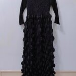 อกถึง 50 ยาว 51 นิ้ว 2MUAY รุ่น GA90089 เดรสอัดพลีทผ้าเนื้อ Matte LONG SLEEVE BUBBLE PLEATED DRESS 5 สี FREE SIZE