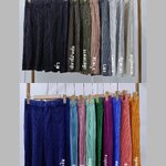 เอวถึง38 ยาว21นิ้ว 2MUAY รุ่น GM0761 กางเกงอัดพลีท THICK SHORT PLEATED PANTS 17 สี FREE SIZE