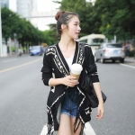 เสื้อกันหนาว เสื้อคลุมคาร์ดิแกน สไตล์ผ้าคลุมไหล่ สุดเก๋ ผ้าเนื้อดี ตามแบบ