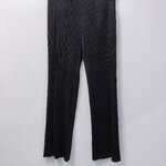 ยาว 34นิ้ว 2MUAY รุ่น GA8745 กางเกงอัดพลีท STRAIGHT PLEATED PANTS สีดำ FREE SIZE