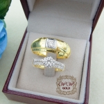 แหวนคู่แต่งงาน (เพชรสวิส cz เกรดพรีเมียม)