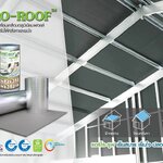 AERO-ROOF™ ฉนวนกันความร้อนใต้หลังคาบ้าน อาคาร ที่พักอาศัย กันเสียง กันไฟ อายุการใช้งานกว่า 20 ปี AEROROOF แอร์โร่รูฟ