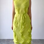 สีใหม่! 2MUAY รุ่น GJO6613-9 เดรสพลีทคุณภาพ SLEEVELESS ZIGZAG PLEATED DRESS 9 สี FREE SIZE