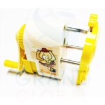 Triple-G Pencil Sharpener เครื่องเหลาดินสอ กบเหลาดินสอ เหลากลบ ตั้งโต๊ะ ลาย ช้าง น่ารัก สีเหลือง