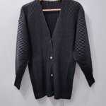 UNISEX 2MUAY รุ่น CX0477T เสื้อคลุมอัดพลีท THICK V NECK BUTTON PLEATED CARDIGAN 3 สี FREE SIZE