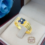 แหวนประดับไพลินแท้ ^^