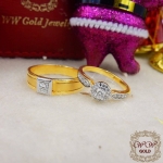 แหวนคู่แต่งงาน (เพชรเบลเยี่ยมแท้)