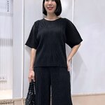 อกถึง42 ยาว22นิ้ว 2MUAY รุ่น GM0501 เสื้ออัดพลีท THICK SHORT SLEEVE PLEATED TOP 24 สี FREE SIZE