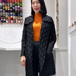 2MUAY รุ่น GA6224 ผ้า Matte เสื้อคลุมอัดพลีท RECTANGLE PLEATED LONG CARDIGAN 10 สี FREE SIZE