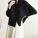 2MUAY BASIC รุ่น GJO2066 เสื้ออัดพลีทงานคุณภาพ BUTTON FRONT PLEATED TOP 17สี FREE SIZE