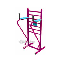เครื่องออกกำลังกายกลางแจ้ง-ในร่ม บาร์ยกตัวบริหารหน้าท้อง-โคนขา สนามกีฬา สั่งผลิตตามสีที่ต้องการได้