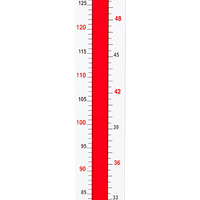 1210 ไม้วัดส่วนสูงแบบติดผนัง สำหรับเด็กและผู้ใหญ่