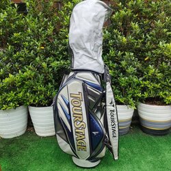 ถุงกอล์ฟ TOURSTAGE มือสอง ถุงใบใหญ่ 9 นิ้ว ถุงสวยมาก พรีเมี่ยมจากประเทศญี่ปุ่น
