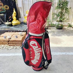 *** มีตำหนิ *** ถุงกอล์ฟ Callaway ใบใหญ่ มีตำหนิ แป๊ก COVER หลุด 1 จุด และมีรอยขาด 1 จุด นอกนั้นใช้ได้อย่างดี ลดราคาพิเศษ!!!
