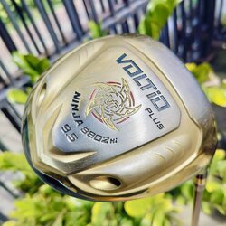 Driver VOLTIO PLUS NINJA 8802Hi สีทองหายาก หน้าเด้งแบบสุดขีดเกินกฏ ค่า COR 0.882 รุ่น PLUS ตีไกลสุดขั้ว!!! ไม้กอล์ฟพรีเมี่ยมญี่ปุ่นมือสอง ของแท้ By NakaraLuxurious