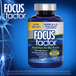 FOCUSfactor ขนาดใหม่ 180 เม็ด บำรุงสมอง เพิ่มความจำ ขายดีที่สุดในอเมริกา