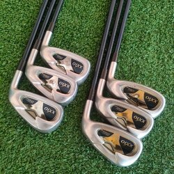 🏌️ ชุดเหล็ก XXIO IMPACT POWER MATCHING ก้าน TOURSTAGE TSI-50 FLEX S มีเหล็ก 5 - 9 เเละ PW กริพ IOMIC สวยๆทั้งชุด!! ไม้กอล์ฟมือสอง ของแท้ BY NakaraLuxurious