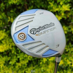 ** ไม้กอล์ฟสำหรับผู้หญิง ** FW3 TAYLORMADE BURNER องศา 15 ก้าน RE*AX FLEX L กระดองเคฟล่า , มือใหม่ตีสบาย ลูกลอยง่าย ชดเชยความผิดพลาดสูง !!! ไม้กอล์ฟมือสอง ของแท้ BY NakaraLuxurious