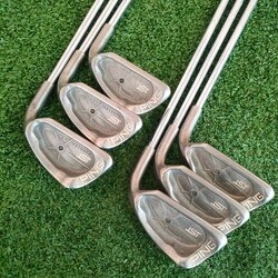 ชุดเหล็ก PING KARSTEN TSI จุดดำ มีเหล็ก 6 - 9 เเละ W SW ก้าน CUSHIN MADE IN UK แท้ๆ ตีง่ายแบบที่สุดแล้ว ร่องก็คมให้สปินได้ดีมาก วัสดุ KARSTEN ไม้กอล์ฟมือสอง ของแท้ BY NakaraLuxurious