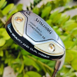 HYBRID SPALDING องศา 44 ใช้ตีในระยะเหล็กสั้น ระยะดีมาก ตีตรง ตีไกล เล็งกรีนได้ง่ายมาก ไม้กอล์ฟพรีเมี่ยมมือสอง ของแท้ By NakaraLuxurious