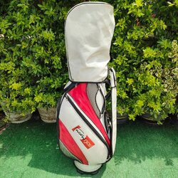 ถุงกอล์ฟ โพสต์ ทูเดย์ มือสอง เป็นถุงทัวร์ หนังสวย สภาพสมบูรณ์ พร้อมใช้งาน ใส่ของได้เยอะ ไม้กอล์ฟมือสอง ของแท้ BY NakaraLuxurious