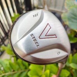 FW5 TAYLORMADE V STEEL องศา 18 ก้าน MAS 2 FLEX R เป็นรุ่นที่ตีดีมากๆทั้งวัสดุ STEEL ไม้กอล์ฟมือสอง ของแท้ BY NakaraLuxurious