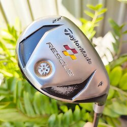 HYBRID 4 TAYLORMADE RESCUE องศา 22 ก้าน RE*AX FLEX R รุ่นดังที่สุดของ RESCUE ตีง่ายมากๆ และรุ่นนี้หน้าไม้ค่อนข้างรับมากๆ ไม้กอล์ฟพรีเมี่ยมมือสอง By NakaraLuxurious