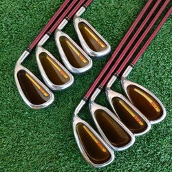 ชุดเหล็ก ENA มีเหล็ก 5-9 เเละ PW SW ก้าน ENA GOLDEN TITAN เหล็ก MADE IN JAPAN CAVITY ใหญ่ ตีง่ายมากๆๆๆ หน้า เด้ง ไทเทเนี่ยม ตีไกลสุดๆ