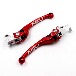 ASV F4 Series Clutch and Brake Lever - Red CRF250/300L/M/RALLY