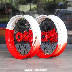 ชุดล้อโมตาด CRF250/300 ขาว/แดง