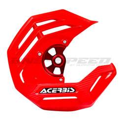 การ์ดจานดิสหน้า CRF250L 2017-2020, CRF300L 2021-2024 - สีแดง