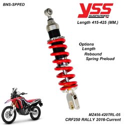 โช๊คหลัง YSS รุ่น MZ456-420TRL-05 สำหรับ CRF250Rally 2016-ปัจจุบัน