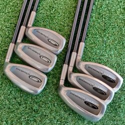 ชุดเหล็ก MACTEC TRI POWER FACE มีเหล็ก 6-9 เเละ PW AW SW ** ชุดนี้ขาดเหล็ก 8 ** ก้าน MACTEC NV2 FLEX R เป็นชุดเหล็กตีไกลมากอีกหนึ่งชุด!! ไม้กอล์ฟมือสอง ของแท้ BY NakaraLuxurious